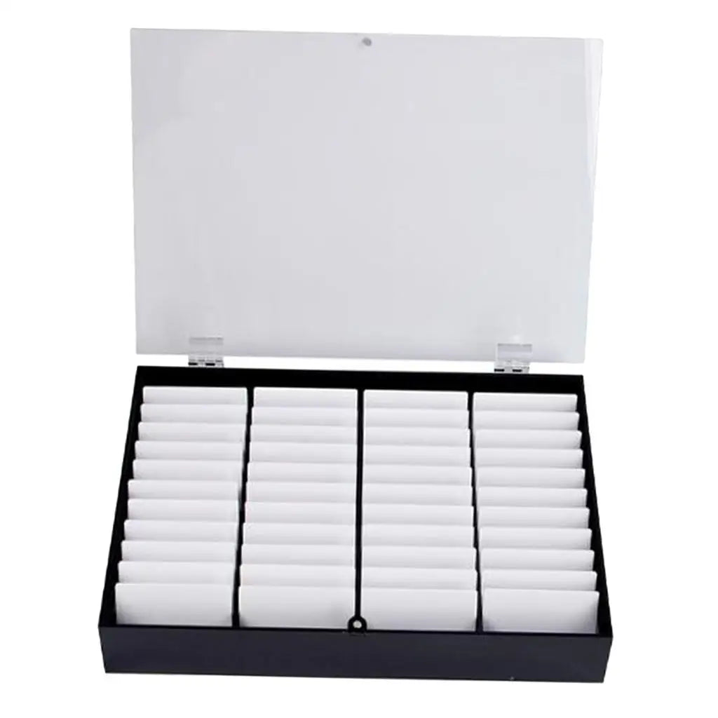 44-Grid Nail Art Display Box Detachable Fake Nail Tips Empty Storage Organizer