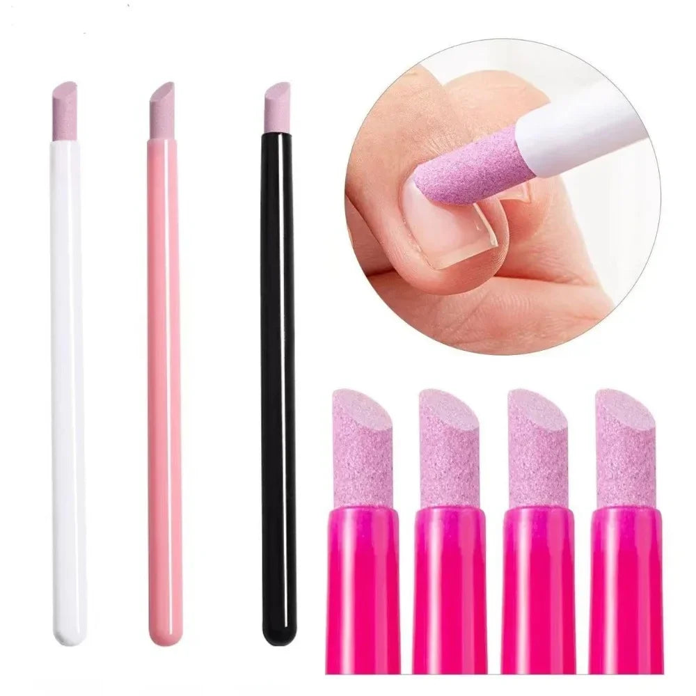 Quartz Nail Skin Grinding Pen Cuticle Remover Trimmer Dead Skin Remover Nail Polish Manicure Stick Nail Art Files Manicure Tool