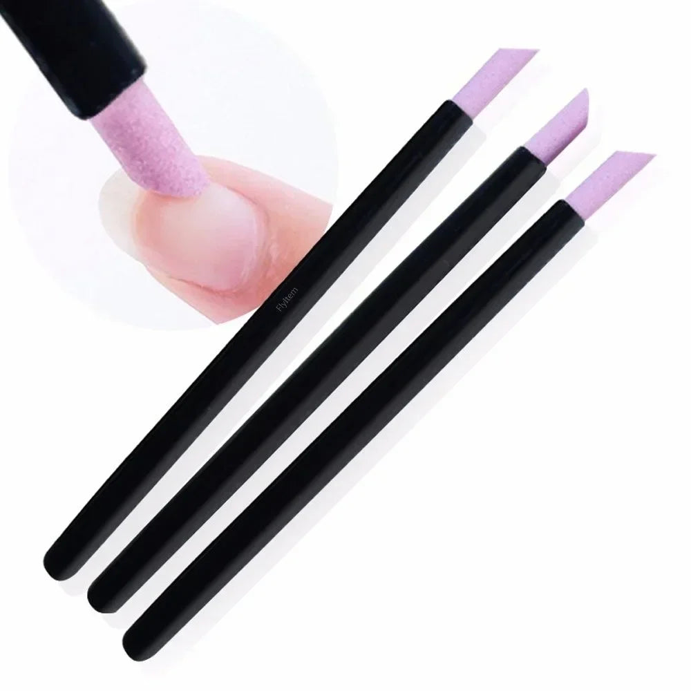 Quartz Nail Skin Grinding Pen Cuticle Remover Trimmer Dead Skin Remover Nail Polish Manicure Stick Nail Art Files Manicure Tool